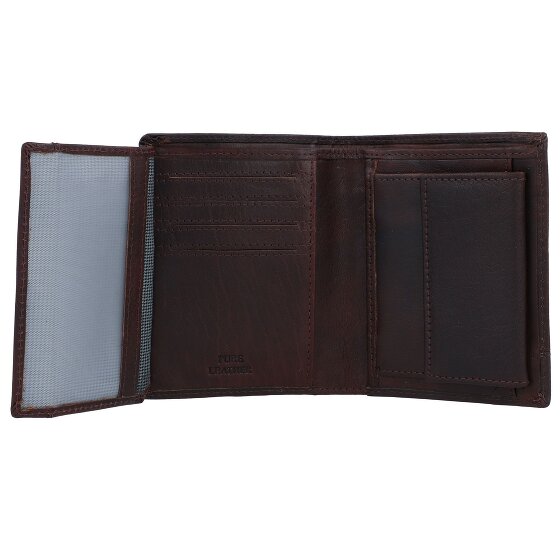 Spikes & Sparrow Porte-monnaie RFID en cuir 10 cm