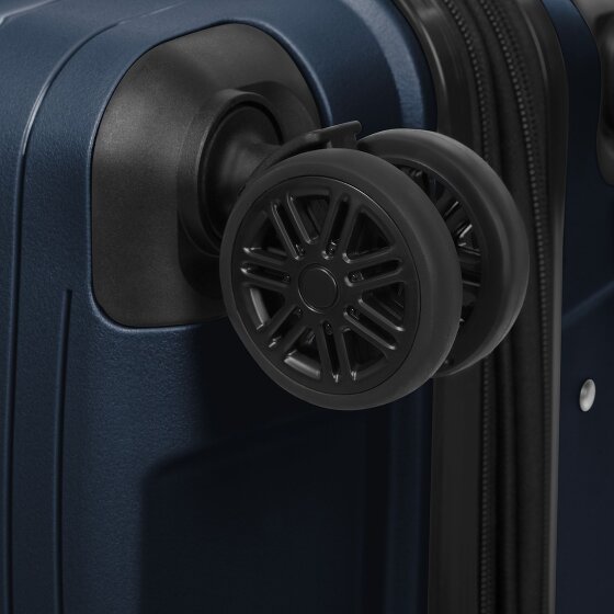 d&n Travel Line 4300-Plus 4 roulettes Trolley M 65 cm avec soufflet d'extension