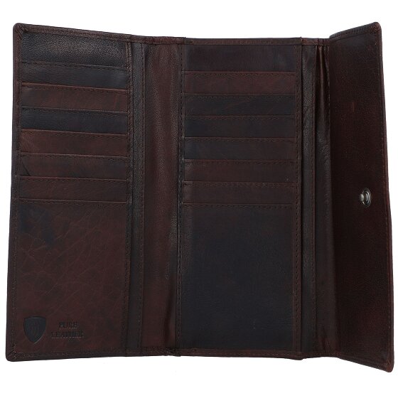 Spikes & Sparrow Porte-monnaie RFID en cuir 19 cm