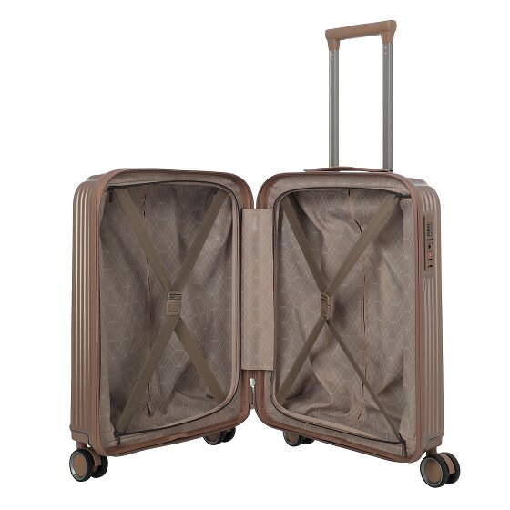 Travelite Paros 4 roulettes Trolley de cabine 55 cm