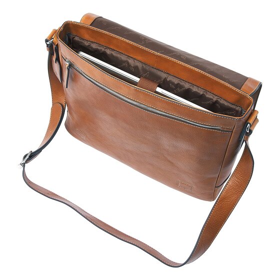 Castelijn & Beerens Mark Porte-documents Messenger Protection RFID Cuir 39 cm Compartiment pour ordinateur portable