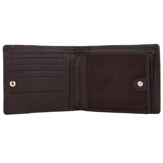 mano Don Leonardo Porte-monnaie RFID en cuir 11,5 cm