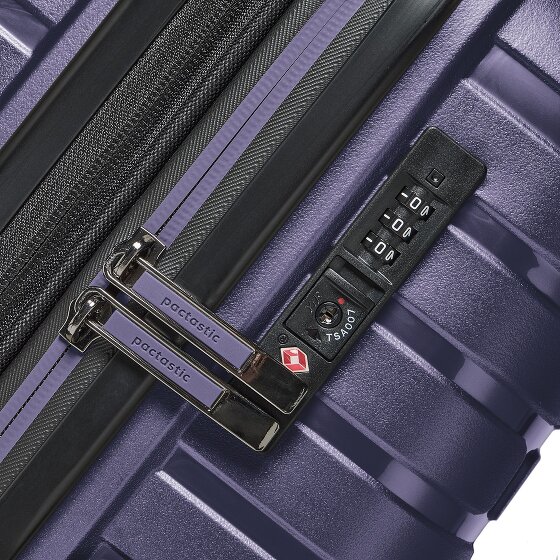 Pactastic Collection 04 THE MEDIUM + 4 roulettes Trolley M 66 cm avec soufflet d'extension