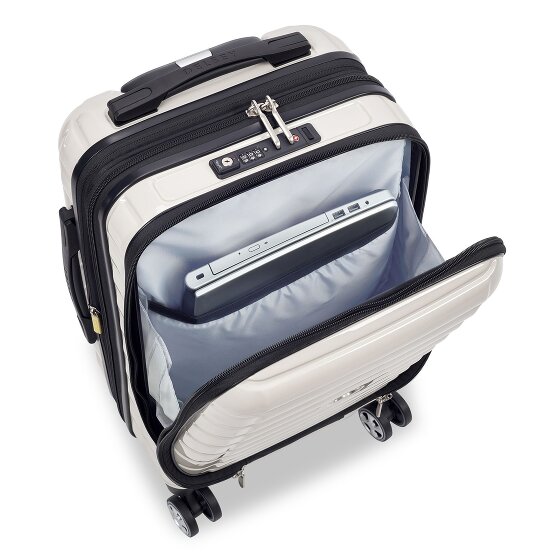 Delsey Paris Shadow 5.0 trolley cabine 4 roulettes 55 cm compartiment ordinateur portable avec soufflet d'extension
