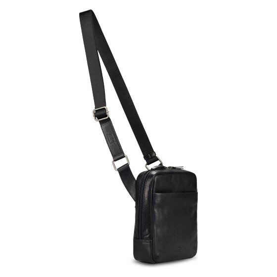 Jost Glasgow Sac à bandoulière XS Protection RFID Cuir véritable 20 cm