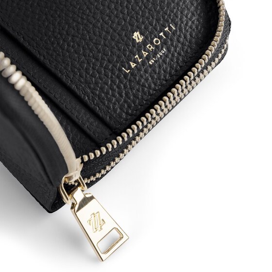 Lazarotti Bologna Leather XL Double Zip-Around Porte-monnaie RFID Cuir 20 cm