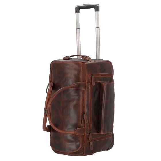 Greenburry Rugged 2 roues Sac de voyage Cuir véritable 53 cm