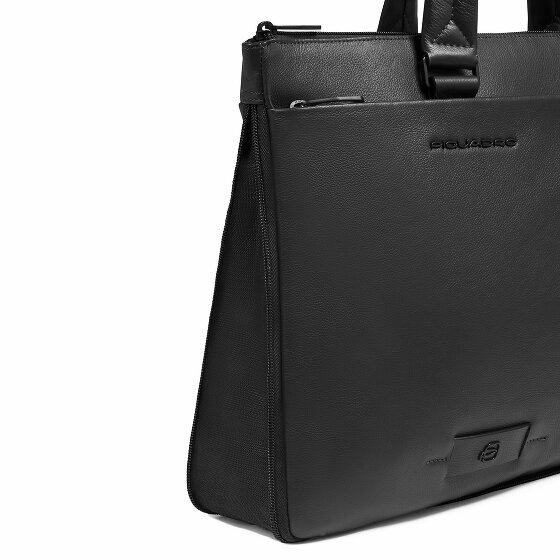 Piquadro Russel Attaché-case Protection RFID Cuir véritable 42 cm Compartiment ordinateur
