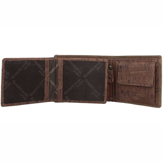 Greenland Nature Porte-monnaie RFID en cuir 11,5 cm