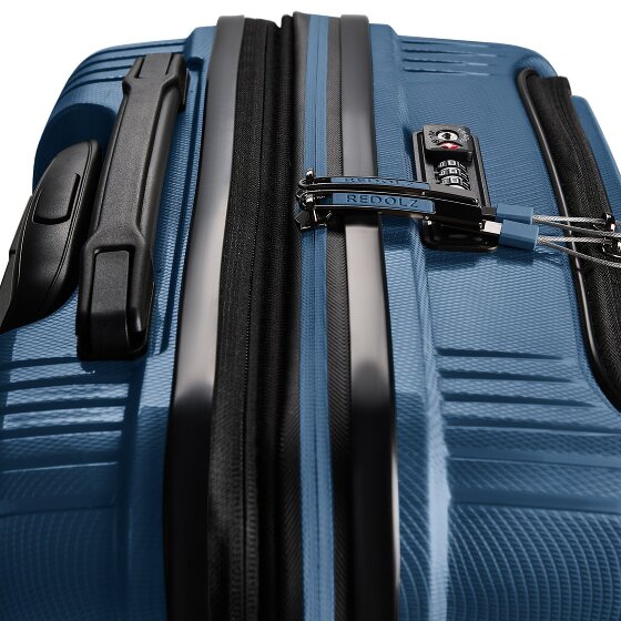 Redolz Essentials 14 4 roues Set de valises 3 pièces avec soufflet d'extension