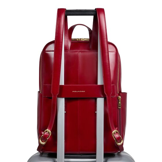 Piquadro Blue Square Daypack Protection RFID Cuir 37 cm Compartiment pour ordinateur portable