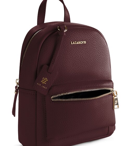 Lazarotti Bologna Leather Sac à dos de ville Cuir véritable 27 cm