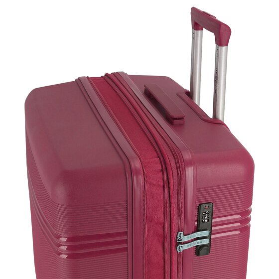 Gabol Saori 4 roulettes Set de valises 3 pièces avec soufflet d'extension