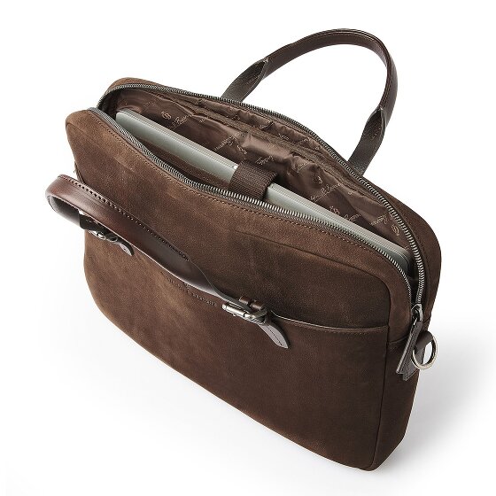 Castelijn & Beerens Veneto Attaché-case Protection RFID Cuir véritable 41 cm Compartiment ordinateur