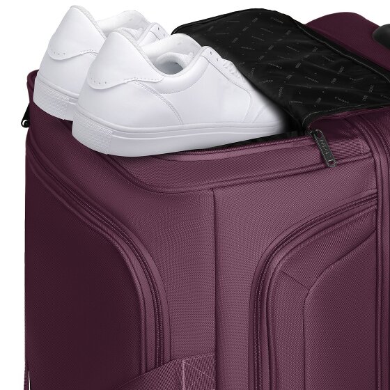 Redolz Sac de voyage Duffle Essentials à 2 roues, 70 cm de long, avec soufflet d'extension