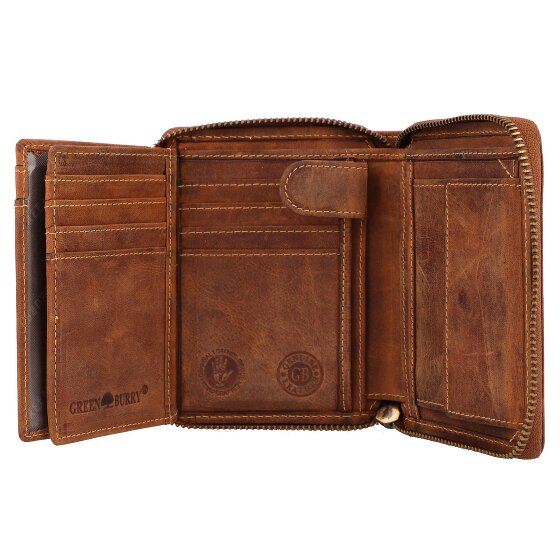 Greenburry Vintage Porte-monnaie Cuir véritable 12.5 cm