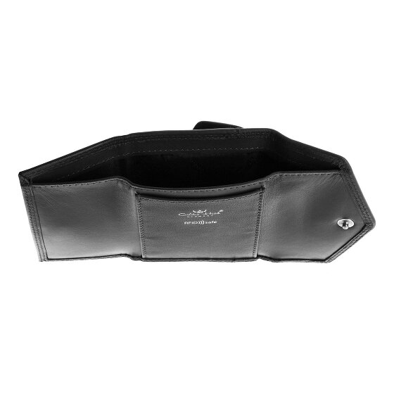 Golden Head Polo Porte-monnaie Protection RFID Cuir véritable 10 cm