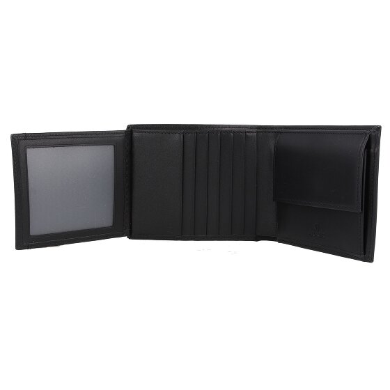 AIGNER Daily Basis Porte-monnaie en cuir 12 cm