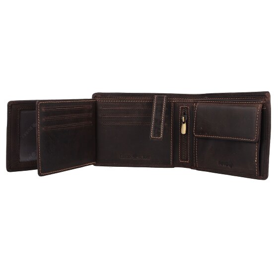 Greenburry Tornado Porte-monnaie Protection RFID Cuir 12 cm