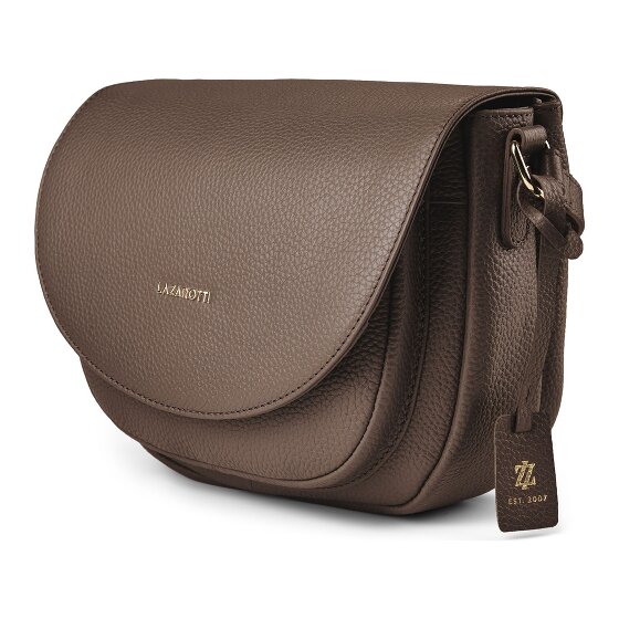Lazarotti Sac à bandoulière « Bologna » en cuir XL, 27 cm