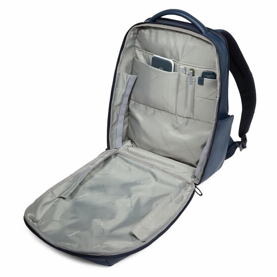 Piquadro Russel Daypack Protection RFID Cuir 41 cm Compartiment pour ordinateur portable