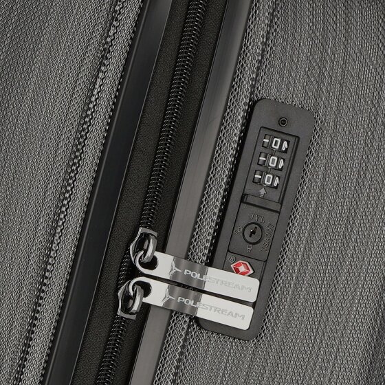 Polestream Moonrock 4 roulettes Trolley de cabine 55 cm avec soufflet d'extension