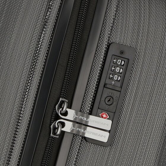 Polestream Moonrock 4 roulettes Trolley de cabine S 55 cm avec soufflet d'extension