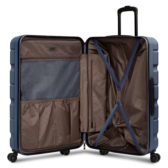 Franky Munich 4.0 4 roulettes Trolley L 76 cm avec soufflet d'extension