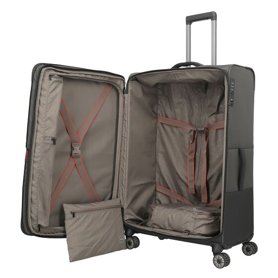 Travelite Crosslite 4 roulettes Trolley XL 81 cm avec soufflet d'extension