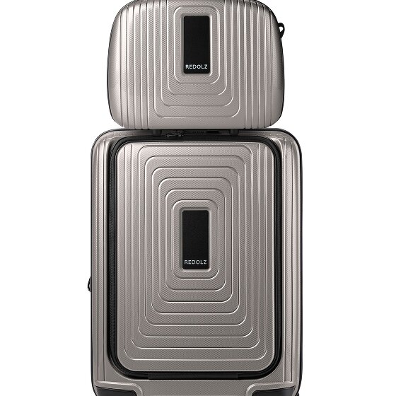 Redolz Essentials 14 Set de valises 2 pcs. trolley cabine avec soufflet extensible + beautycase