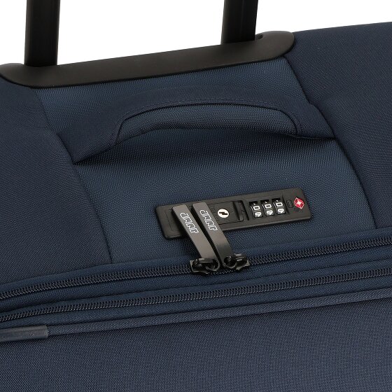 Jump Monthélys 4 roulettes Trolley 78 cm avec soufflet d'extension