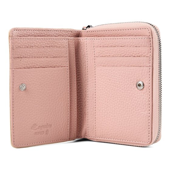 Esquire Virginia Porte-monnaie Protection RFID Cuir véritable 13 cm