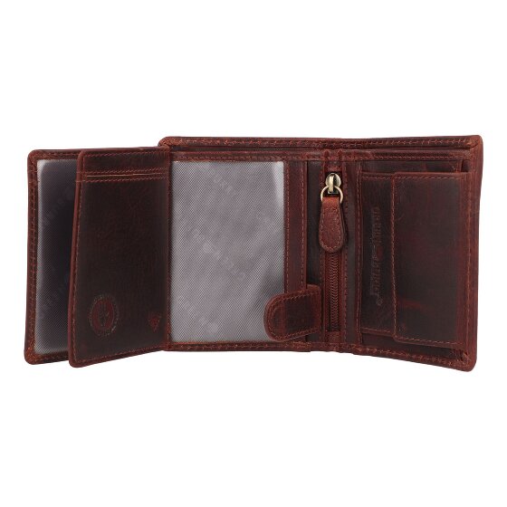 Greenburry Rugged Porte-monnaie Protection RFID Cuir 8.5 cm