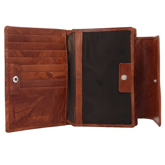 mano Donna Aurona Porte-monnaie en cuir RFID 14 cm