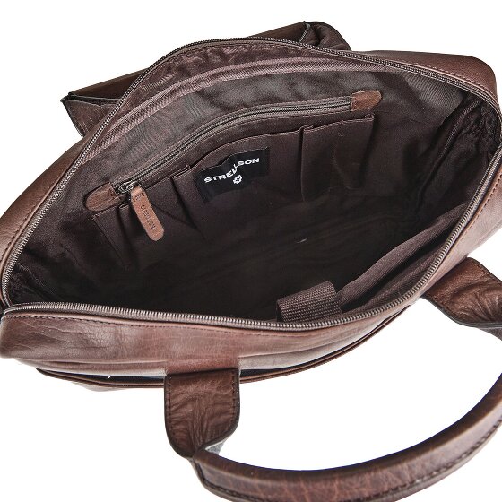 Strellson Hyde Park 1.0 Attaché-case Cuir véritable 39 cm Compartiment ordinateur
