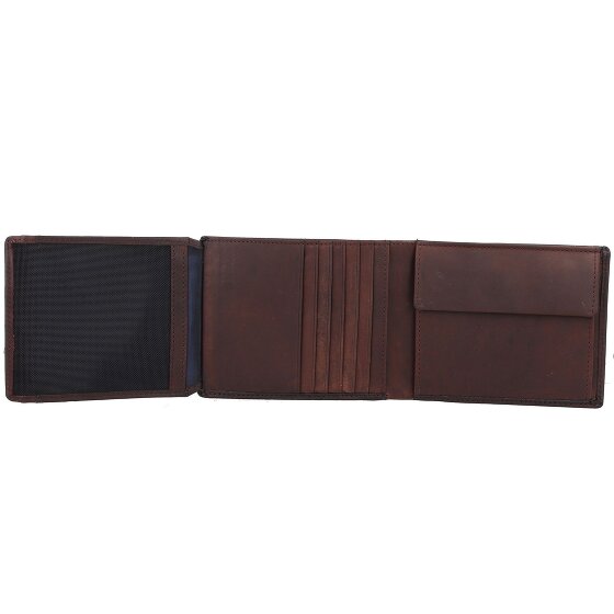 Maître Birkheim Gandolf Porte-monnaie Protection RFID Cuir 12.5 cm