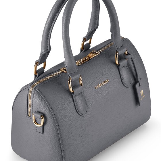 Lazarotti Sac bowling en cuir de Bologne, sac à main, sac à bandoulière, Cuir, 26 cm
