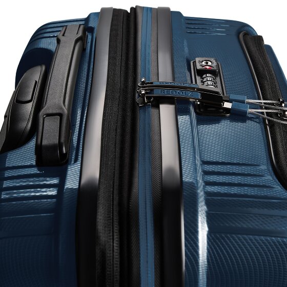 Redolz Essentials 14 4 roues Valise cabine S 55 cm Compartiment ordinateur avec soufflet d'extension