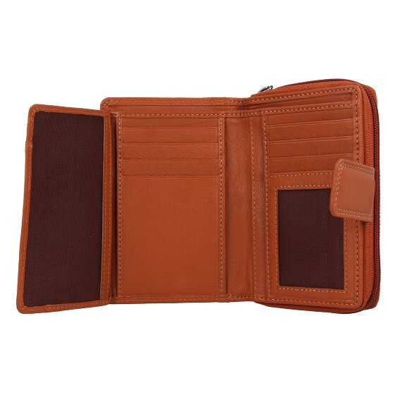mano Donna Giulia Porte-monnaie Cuir véritable 13 cm