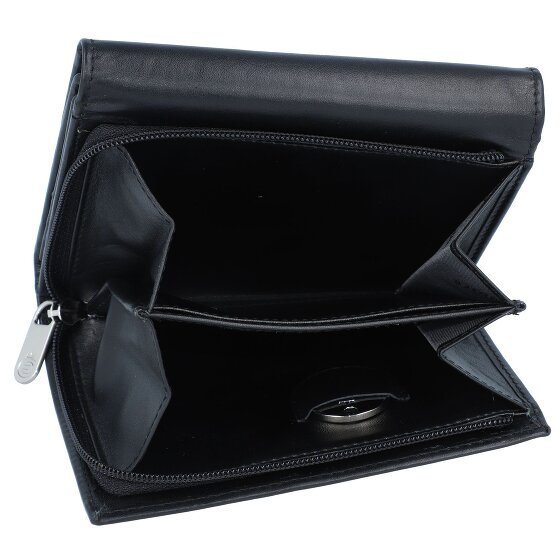 Esquire New Silk Porte-monnaie en cuir 12 cm