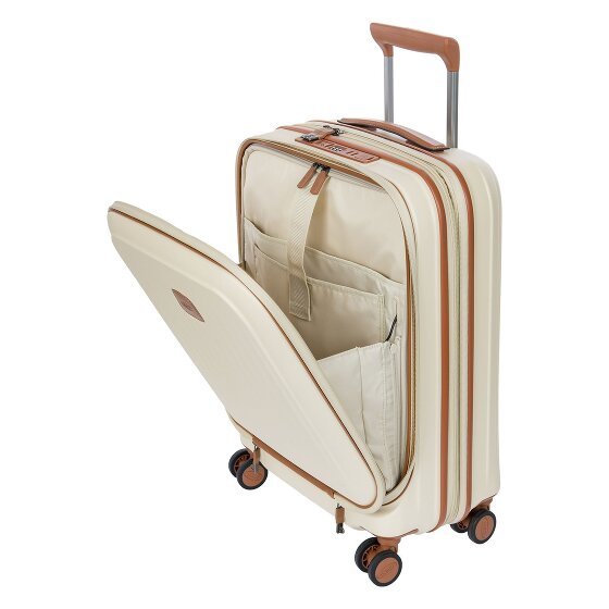 Bric's Taormina 4 roulettes Trolley S 57 cm avec soufflet d'extension