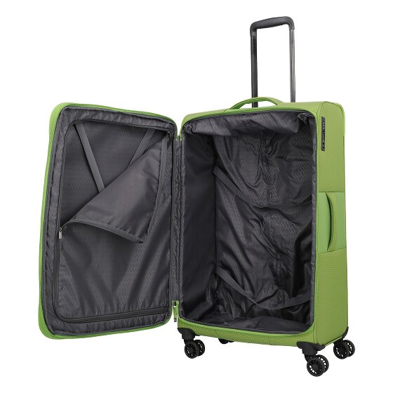 Travelite Corsiica 4 roulettes Trolley L 77 cm avec soufflet d'extension