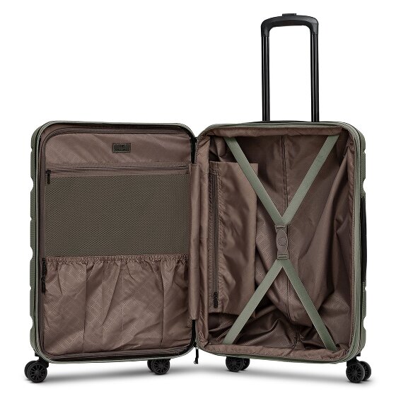 Franky Munich 4.0 Set de valises à 4 roulettes 3 pièces avec soufflet extensible