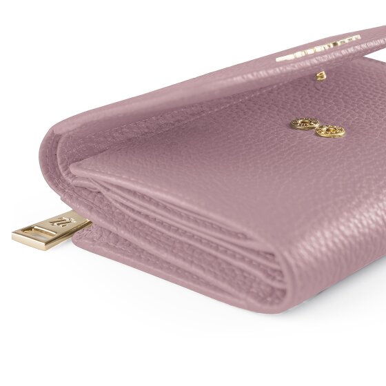 Lazarotti Porte-monnaie « Bologna » en cuir XL avec compartiment à fermeture éclair sur tout le pourtour, Cuir, 14 cm