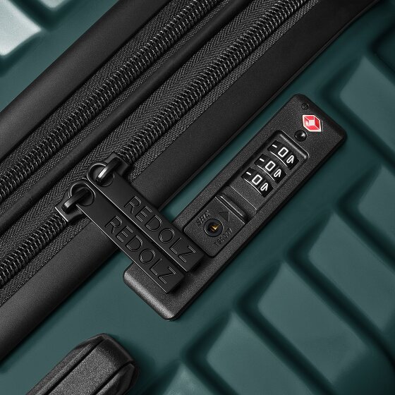 Redolz Essentials 18 4 roulettes Trolley 76 cm avec soufflet d'extension