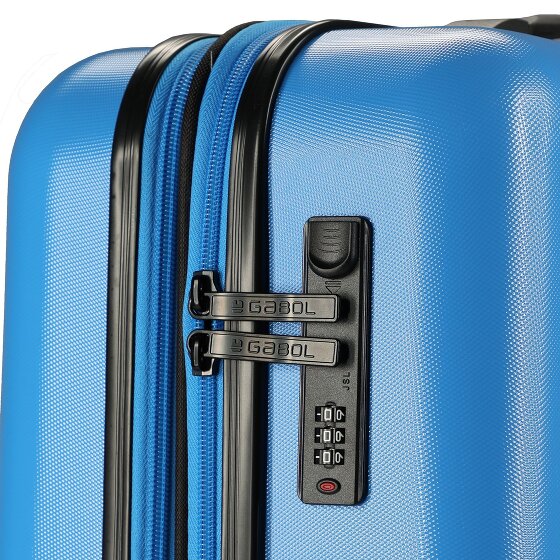 Gabol Future Plus 4 roulettes Trolley de cabine 55 cm avec soufflet d'extension