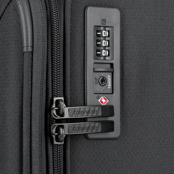 Travelite Skaii 4 roues Valise cabine L 78 cm avec soufflet d'extension