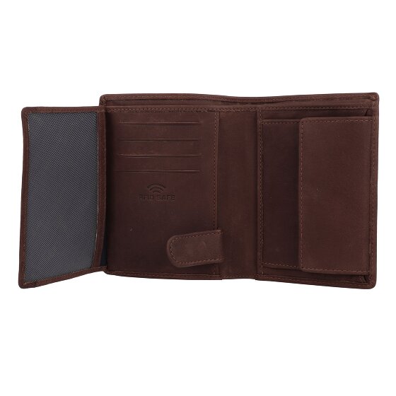 Jack Kinsky Aruba Porte-monnaie Protection RFID Cuir 12.5 cm