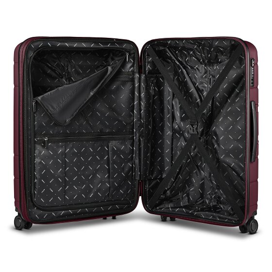 Redolz Essentials 11 4 roues Valise cabine 66 cm avec soufflet d'extension