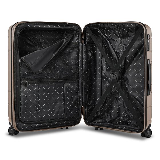 Redolz Essentials 11 4 roues Valise cabine 66 cm avec soufflet d'extension